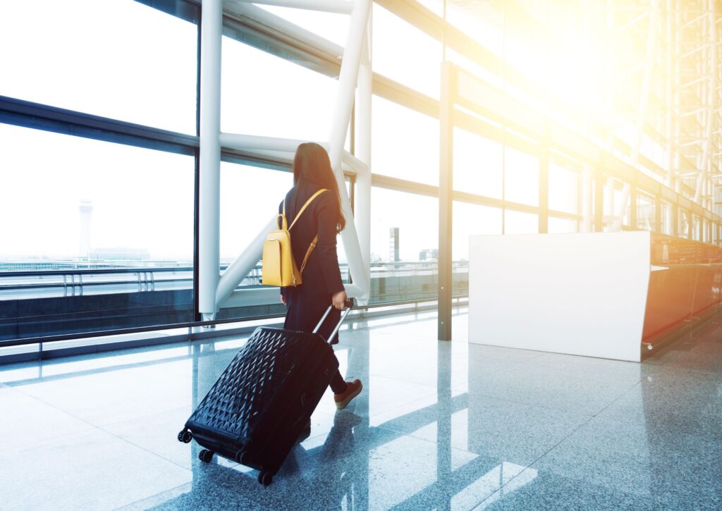 Airport woman